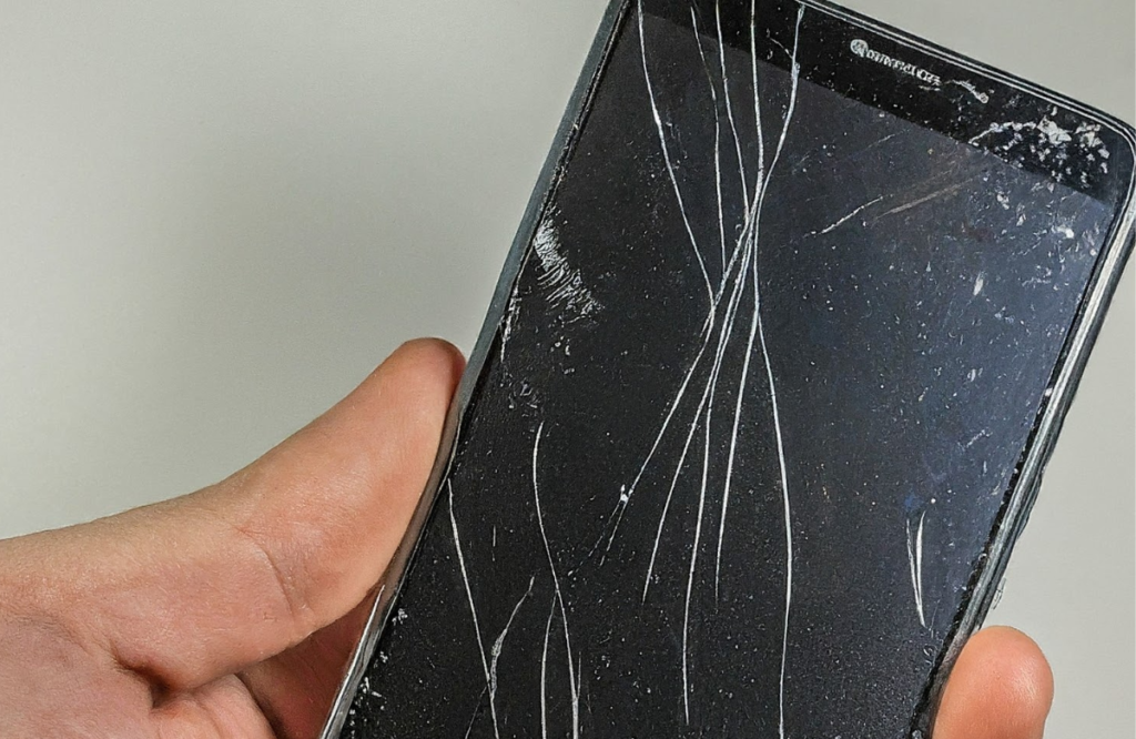 LCD Screen damage on phone